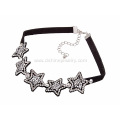 Crystal Star Velvet Choker Stone Pentacles Necklace Jewelry